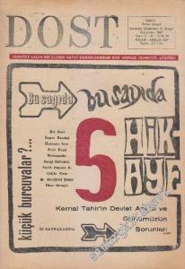 Dost Fikir ve Sanat Dergisi - Sayı: 37 - 38  20    Kasım - Aralık 1967
