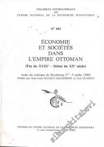 Économie et Sociétés dans L'Empire Ottoman ( Fin du XVIII - Début du XX siécle) FOTOKOPİ -