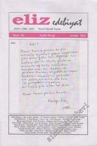 Eliz Edebiyat - Aylık Dergi - Sayı: 36      Aralık