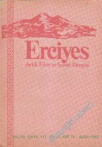Erciyes Aylık Fikir ve Sanat Dergisi - Sayı: 117    10  Eylül