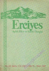 Erciyes Aylık Fikir ve Sanat Dergisi - Sayı: 118    10  Ekim
