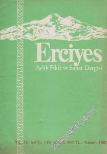 Erciyes Aylık Fikir ve Sanat Dergisi - Sayı: 119    10  Kasım