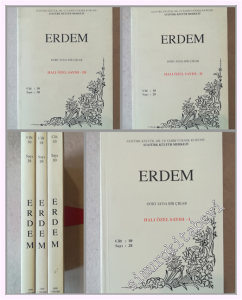 Erdem Dergisi Halı Özel Sayısı 3 Cilt  TAKIM - Sayı : 28-30  Cilt : 10      1999