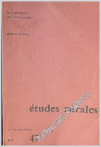 Etudes Rurales - Sayı: 47       Juillet - Septembre 1972
