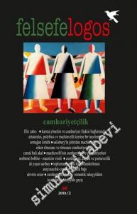 Felsefelogos Dergisi  2018 / 2: Cumhuriyetçilik - Sayı: 69