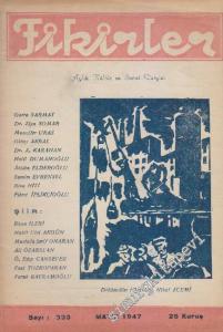 Fikirler Aylık Kültür ve Sanat Dergisi - Sayı: 333 - Yeni Seri      Mayıs
