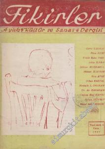 Fikirler Aylık Kültür ve Sanat Dergisi - Sayı: 4 - Yeni Seri      Ekim