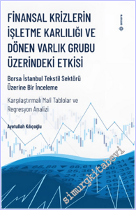 Finansal Krizlerin İşletme Karlılığı ve Dönen Varlık Grubu Üzerindeki Etkisi -        2026