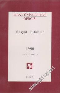 Fırat Üniversitesi Dergisi, Sosyal Bilimler - Sayı: 1  4