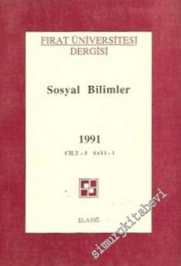 Fırat Üniversitesi Dergisi, Sosyal Bilimler - Sayı: 1  5     1991