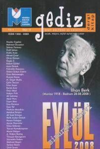 Gediz: 4 Aylık Kent Kültürü ve Edebiyat Dergisi Dosya: İlhan Berk - 2    1  Eylül