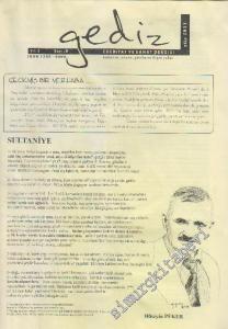 Gediz Edebiyat ve Sanat Dergisi - Sayı: 9    2  Güz