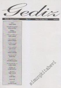Gediz Kültür ve Sanat Dergisi - Sayı: 3    2  Mayıs - Haziran