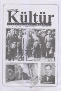 Güneyde Kültür: Fikir ve Sanat Dergisi - Sayı: 186  21    Ekim - Kasım - Aralık