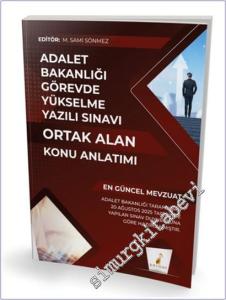 GYS Adalet Bakanlığı Görevde Yükselme Yazılı Sınavı Ortak Alan Konu Anlatımı -        2025