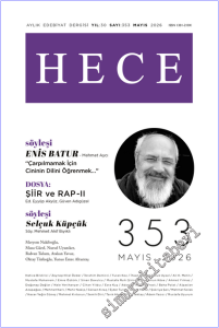 Hece Aylık Edebiyat Dergisi - Şiir ve Rap II - Sayı: 353      Mayıs 2026