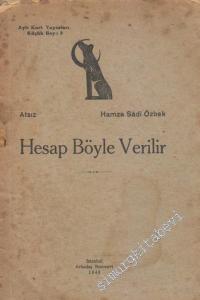 Hesap Böyle Verilir -        1943