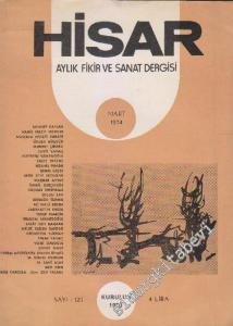 Hisar Aylık Fikir ve Sanat Dergisi - Sayı: 123  14    Mart