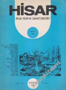 Hisar Aylık Fikir ve Sanat Dergisi - Sayı: 124  14    Nisan 1974
