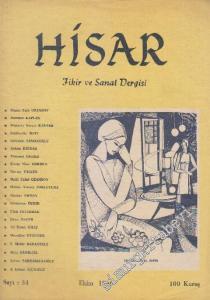 Hisar Aylık Fikir ve Sanat Dergisi - Sayı: 34  6  10  Ekim