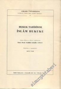 Hukuk Tarihinde İslam Hukuku -        1953