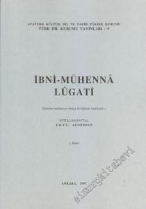 İbnü - Mühenna Lûgatı: İstanbul Nüshasının Türkçe Bölüğünün Endeksidir -        1934