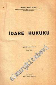 İdare Hukuku 1 -