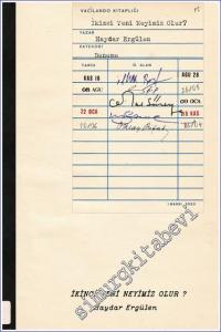 İkinci Yeni Neyimiz Olur -        2023