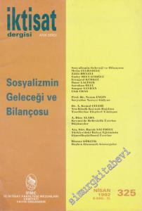 İktisat Dergisi: Aylık Dergi Dosya: Sosyalizm ve Geleceği Bilançosu - Sayı: 325      Nisan
