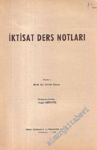 İktisat Ders Notları 1. Fasikül -
