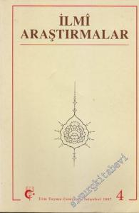 İlmi Araştırmalar: Dil Edebiyat Tarih İncelemeleri Dergisi - 4 - 1997    1997   1997