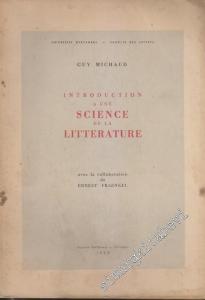 Introduction à une Science de la Litterature -