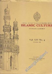 Islamic Culture An English Quarterly - Vol. LIV No: 4      October 1980