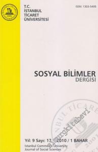 İstanbul Ticaret Üniversitesi Sosyal Bilimler Dergisi - 17      Bahar