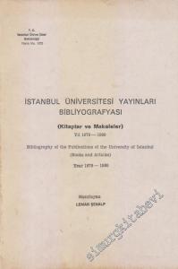 İstanbul Üniversitesi Yayınları Bibliyografyası Kitaplar ve Makaleler 1979 - 1980 -