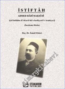 İstiftah Ahmed Hadi Maksudi (el-İstiftâhu fil-Kavâidis-Sarfiyyetil-Arabiyye) İnceleme - Metin -        2024