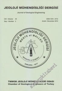 Jeoloji Mühendisliği Dergisi - Sayı: 2  36    Aralık