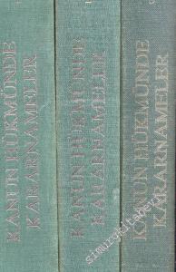 Kanun Hükmünde Kararnameler 3 Cilt -