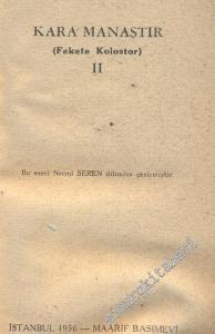 Kara Manastır 2. Cilt -