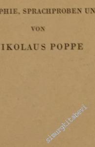 Khalka Mongolische Grammatik: Mit Bibliographie, Sprachproben und Glossar -        1951