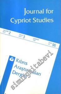 Kıbrıs Araştırmaları Dergisi = Journal for Cypriot Studies - Sayı: 3  Cilt: 2    Yaz
