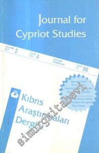 Kıbrıs Araştırmaları Dergisi = Journal for Cypriot Studies - Sayı: 4  Cilt: 2    Sonbahar