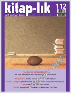 Kitap-lık: İki Aylık Edebiyat Dergisi - Eleştirinin Neresindeyiz? - Sayı: 112      Ocak