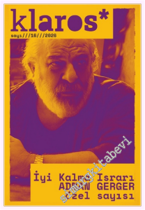 Klaros Dergisi - İyi Kalma Israrı - Adnan Gerger Özel Sayısı - Sayı: 16        2026
