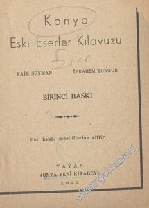 Konya Eski Eserler Kılavuzu -        1944