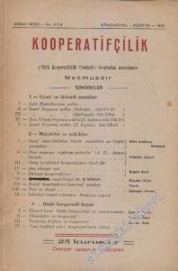 Kooperatifçilik Dergisi - Sayı: 6 - 7 - 8    1  Ağustos