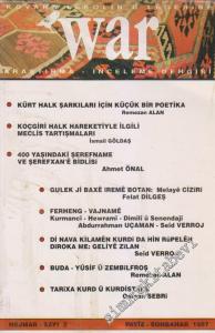 Kovara Lekolin Ü Legerine War Araştırma - İnceleme Dergisi - Sayı: 2      Payiz - Sonbahar