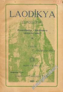 Laodikya ( Laqdiceia ): Yunanlılardan Selçukluların İnkirazına Kadar -        1937