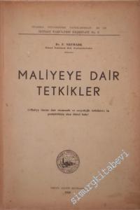 Maliyeye Dair Tetkikler -        1948