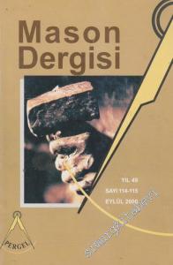 Mason Dergisi - Sayı: 114 / 115, Yıl 49, Eylül 2000    49